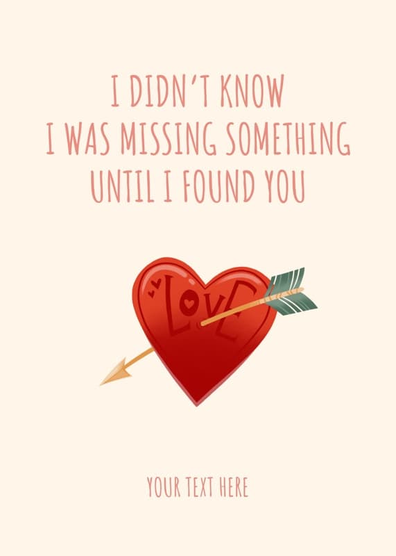 Found You Quote Card
