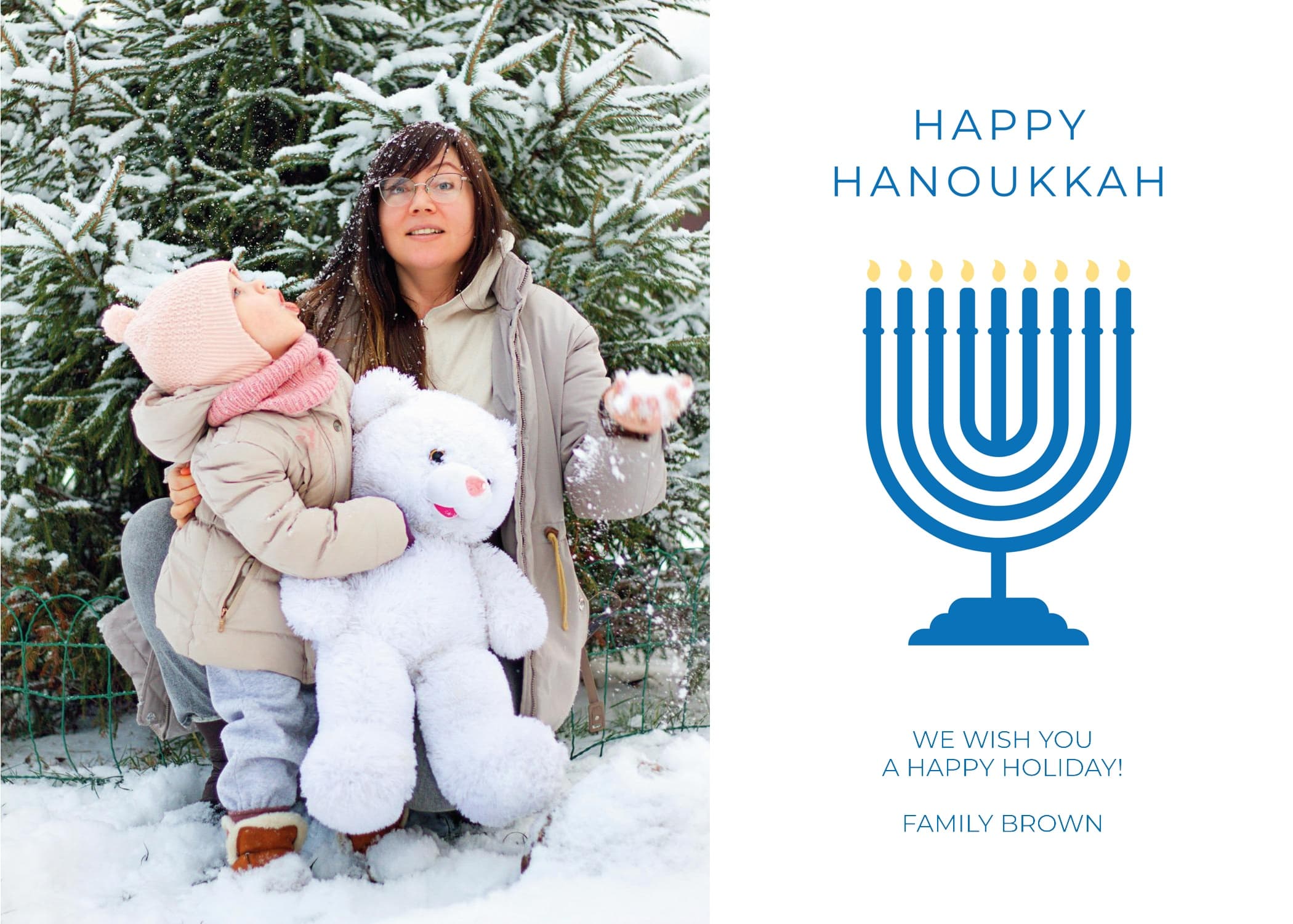 Hanukkah Classic Card
