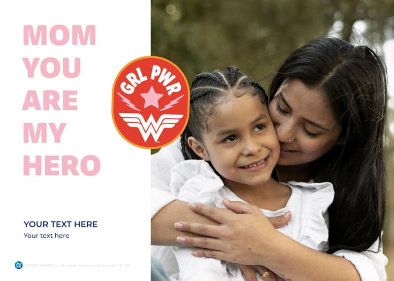 Wonder Woman⢠Mom My Hero Card