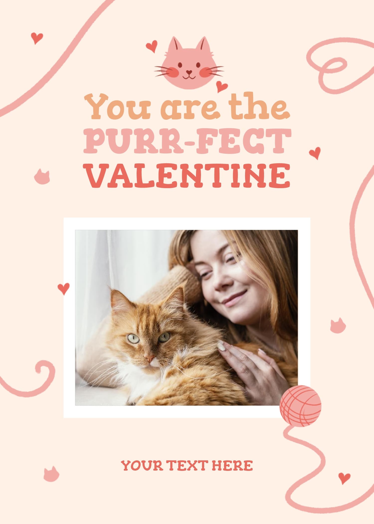 Purr-fect Valentine Card