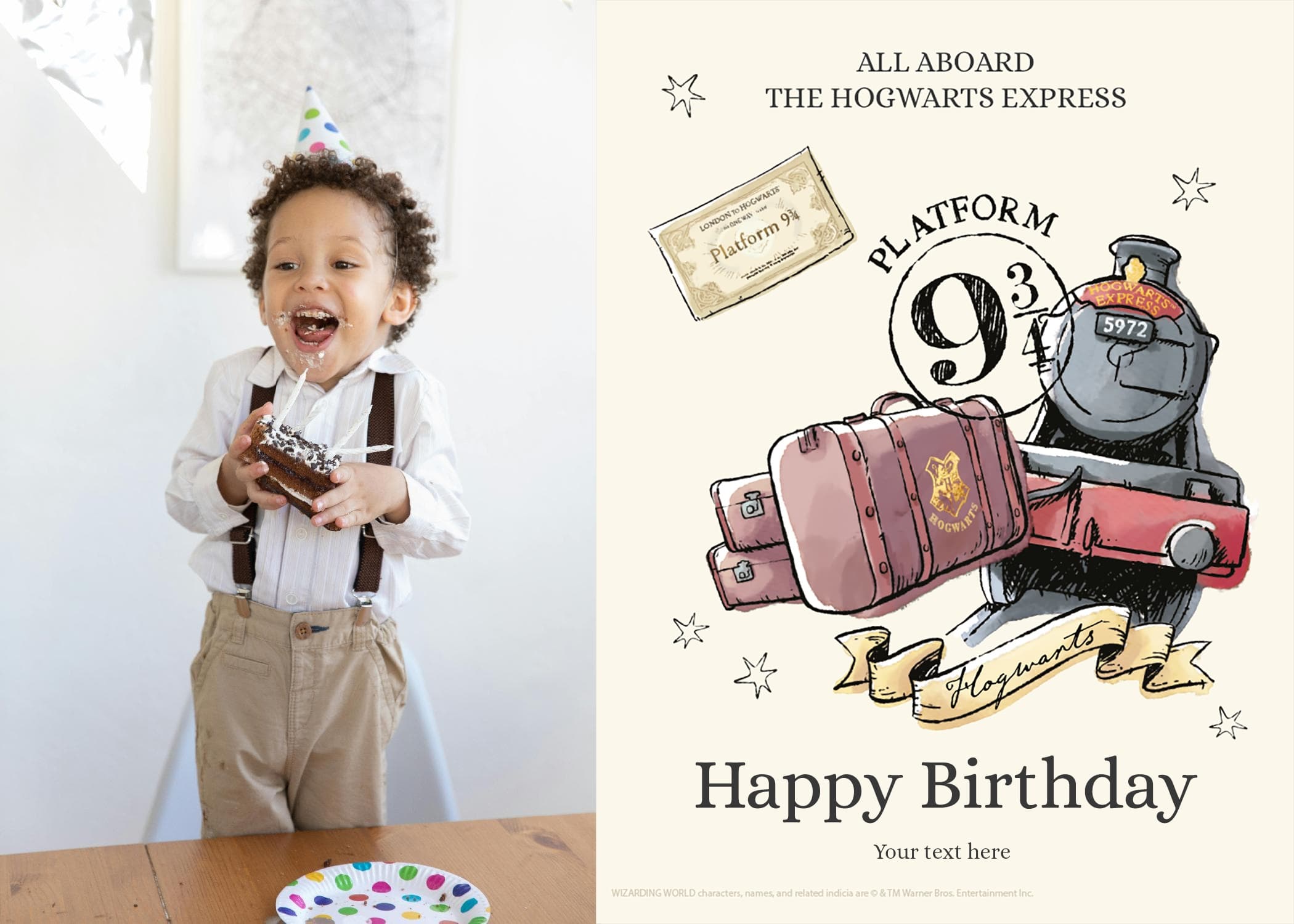 Harry Potter⢠Hogwart Express Card