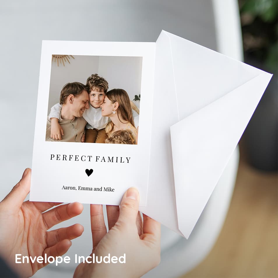 Upload Your Photo Polaroid Card