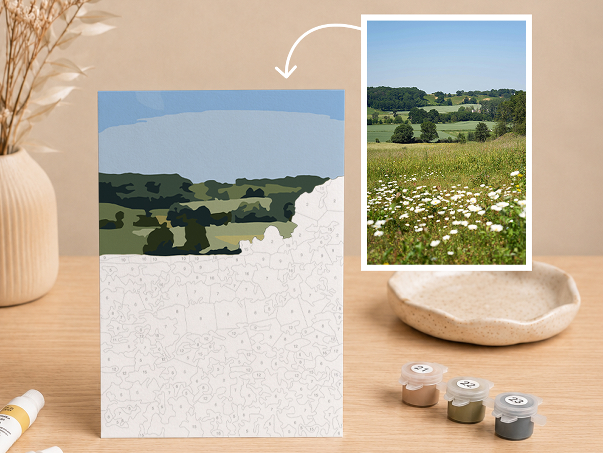 Paint By Number Card