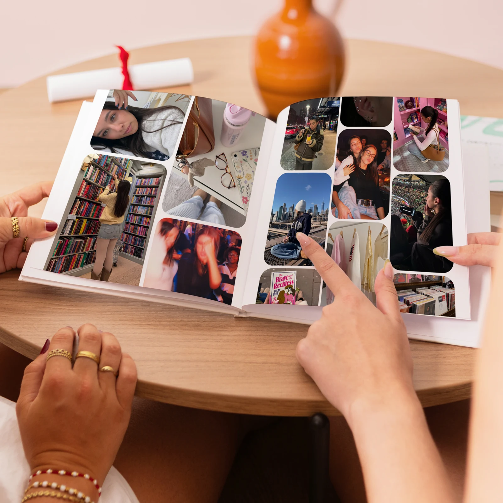 Collaborative Collage Book — view 1