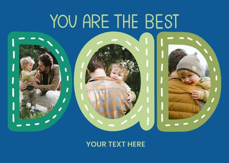 Playful Dad Typography