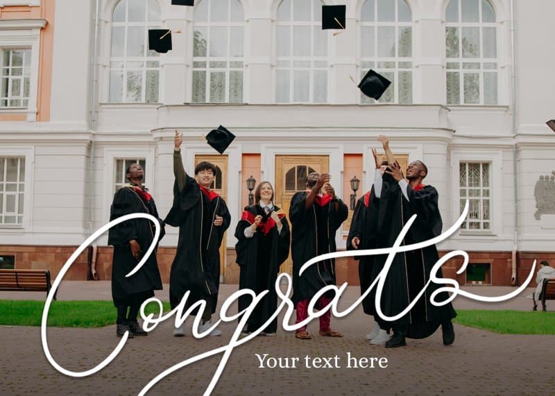 Congrats Script Card