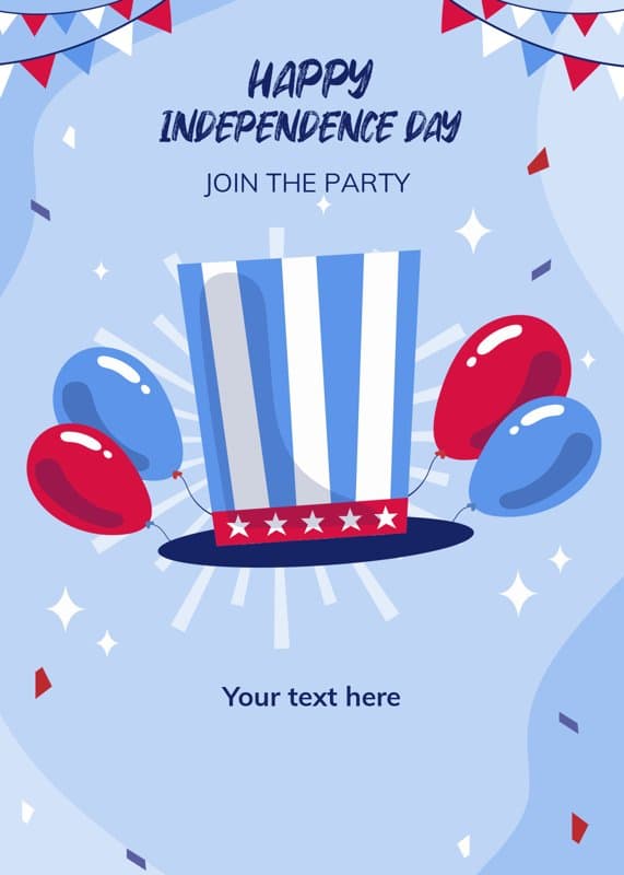 Hat Invitation Card
