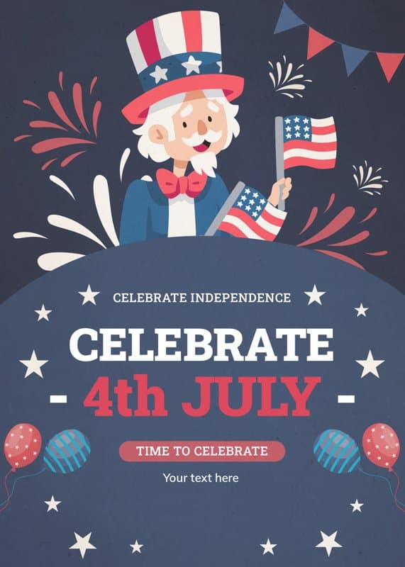 USA Invitation Card