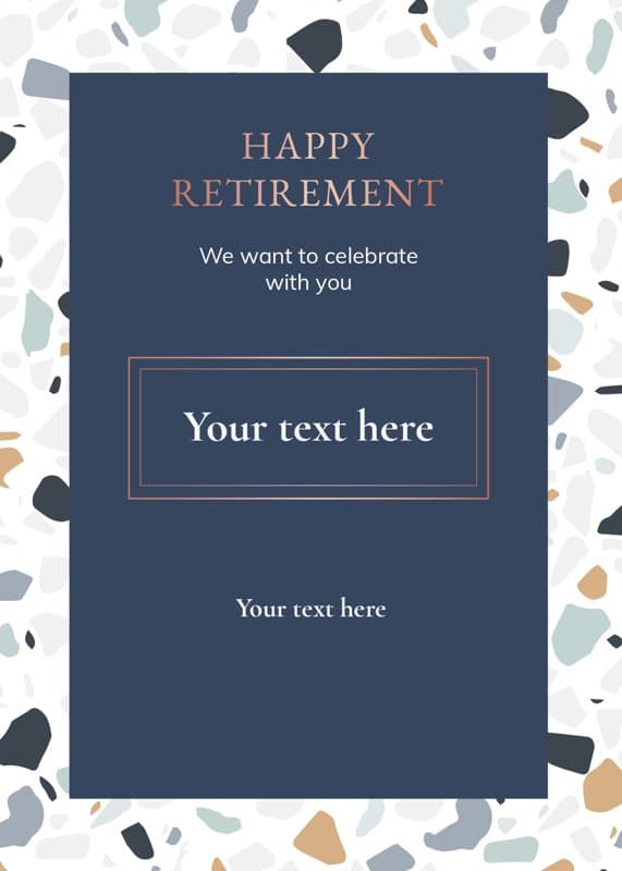Retirement Marble Card