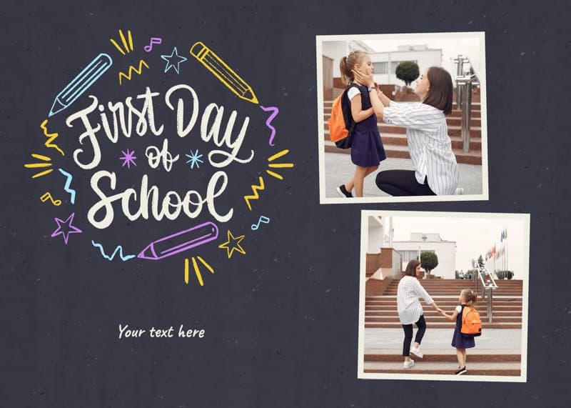 Chalk School Card