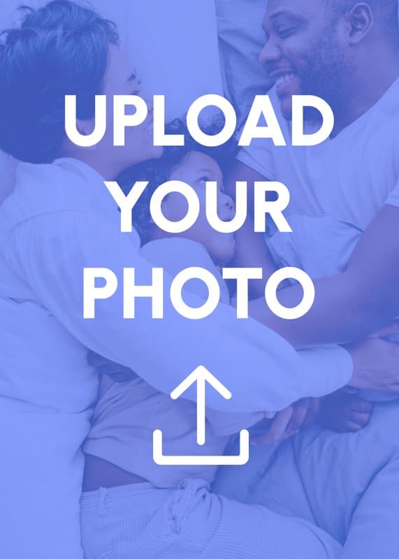 Upload Your Photo Portrait Card