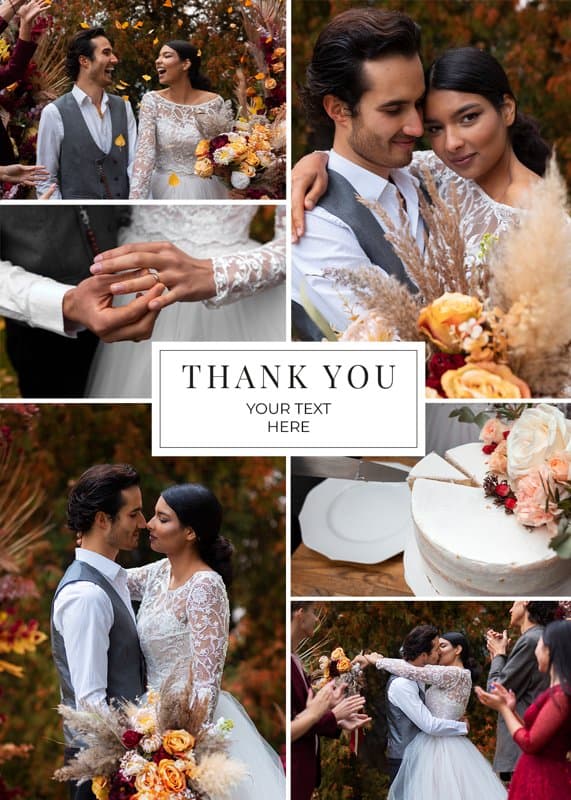 Romantic Collage Thank You