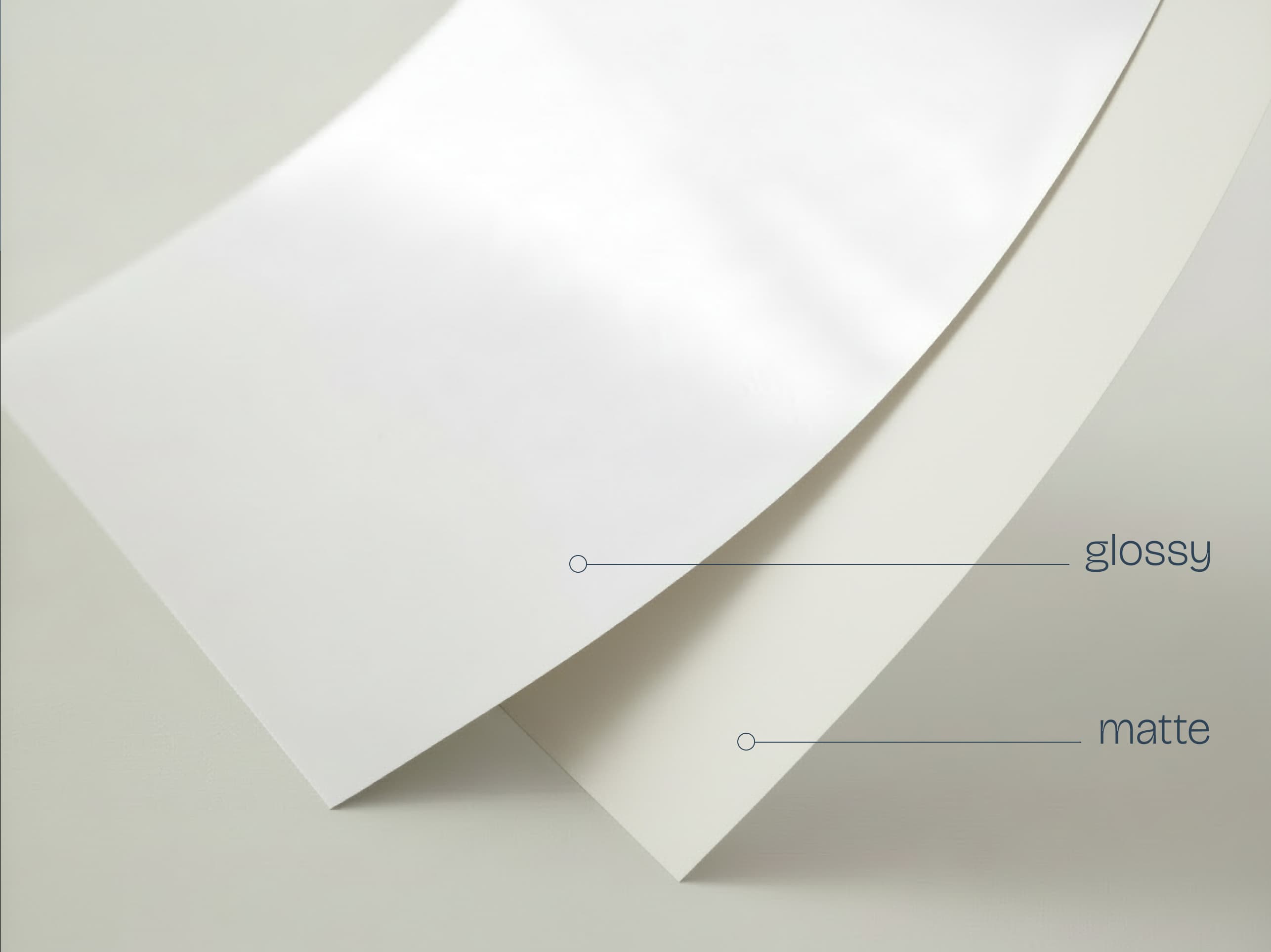 Print finishes preview