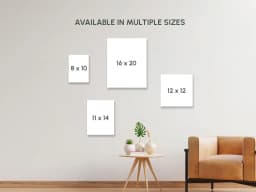 Poster sizes preview