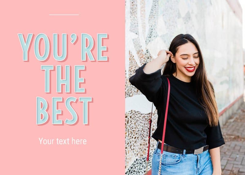 You're the best Card