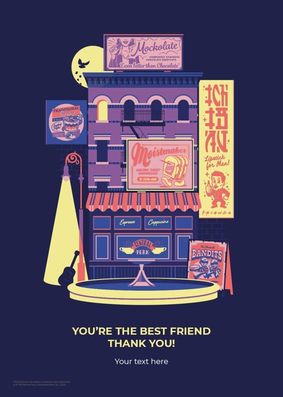 Friends™ Building Card