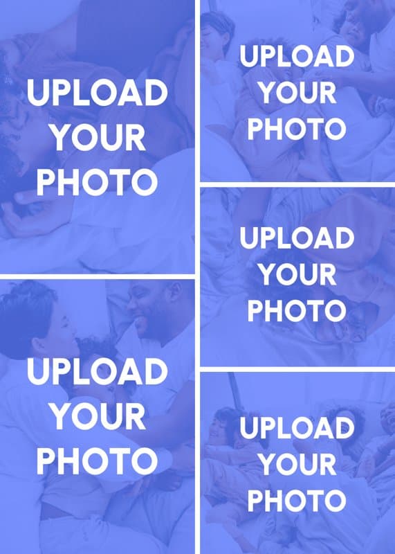 Upload Your Photos Five Portrait Card