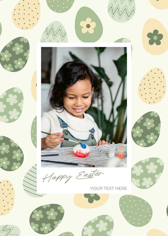 Easter Eggs Pattern Card