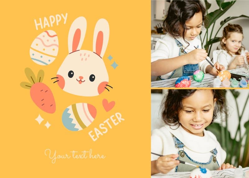 Spring Bunny Easter Card