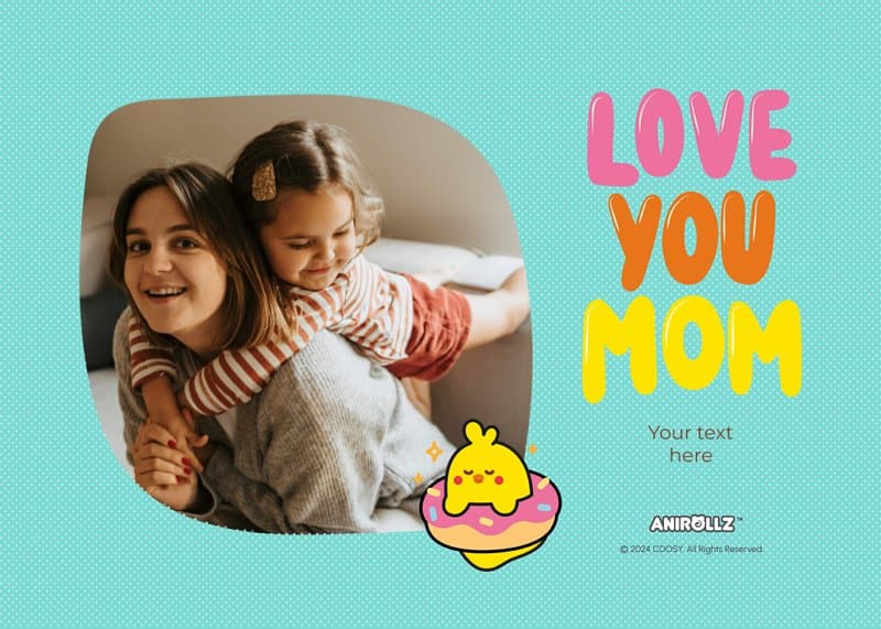 Anirollz® Love Mom Card