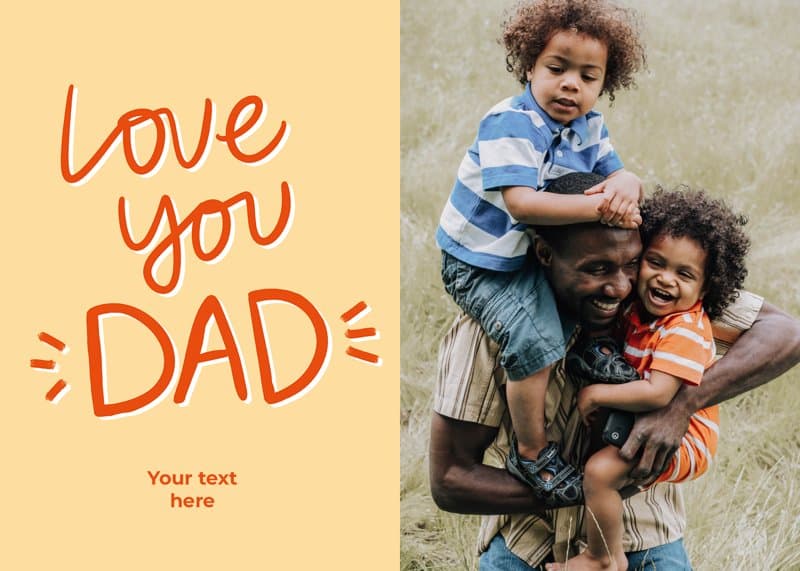 Perfect Moment Dad Card