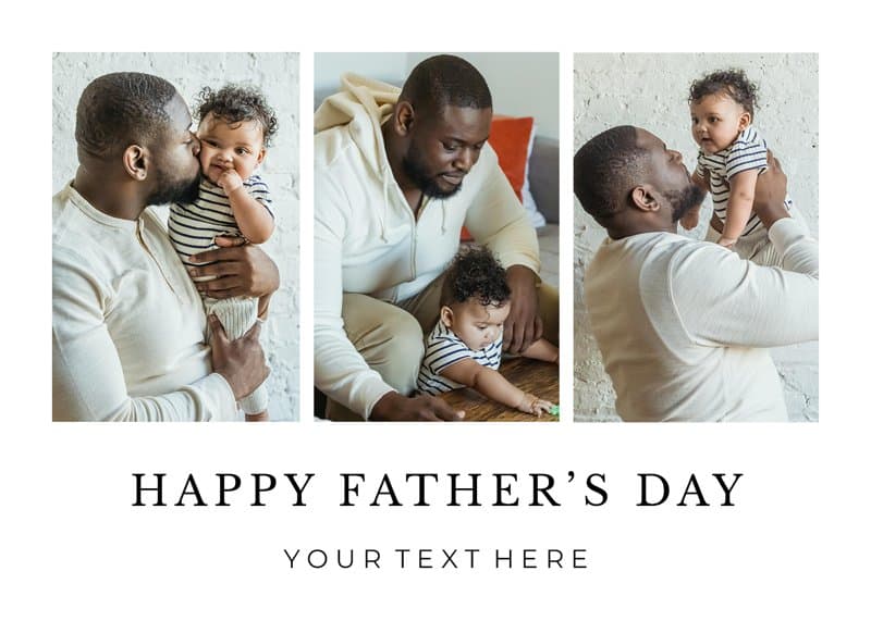 Classic Photos Dad Card